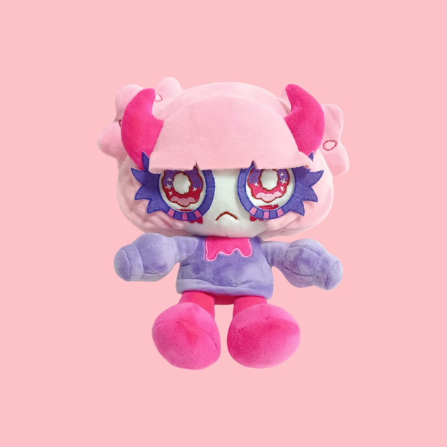 تشوكوفانيا شوكو القطيفة دمية كبيرة الرأس الوردي فتاة لعبة مخصصة