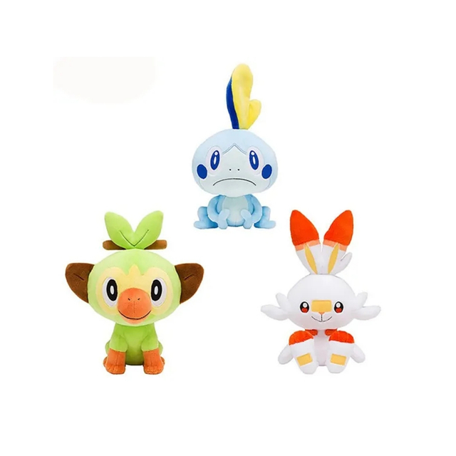 Kvaliteetne Scorbunny Sobble Grookey täidisega plush mänguasi