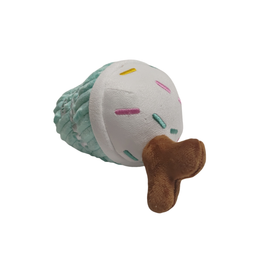 Juguetes masticables al por mayor del perro del regalo suave del animal dom&eacute;stico de la felpa de encargo de la f&aacute;brica de la magdalena