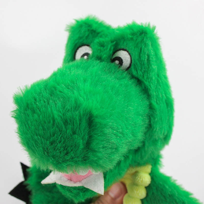 Jouet cr&eacute;atif en peluche serpent en velours c&ocirc;tel&eacute; pour chien, corde grin&ccedil;ante &agrave; m&acirc;cher