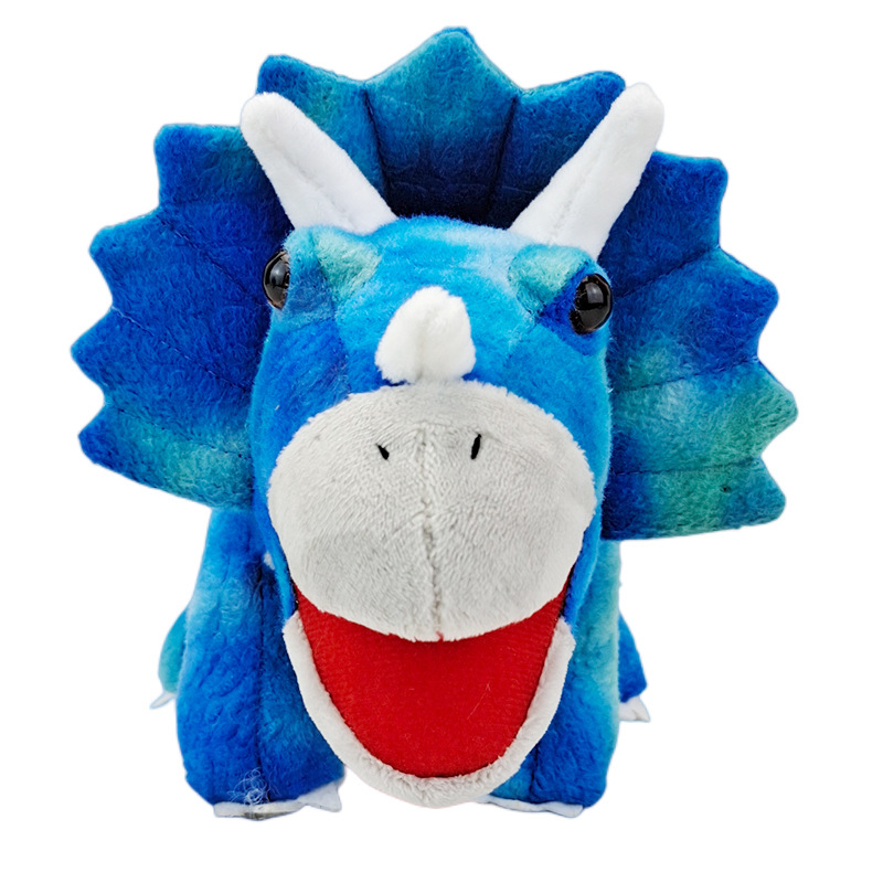 Bambola giocattolo di dinosauro tirannosauro di cartone animato di peluche dal design personalizzato