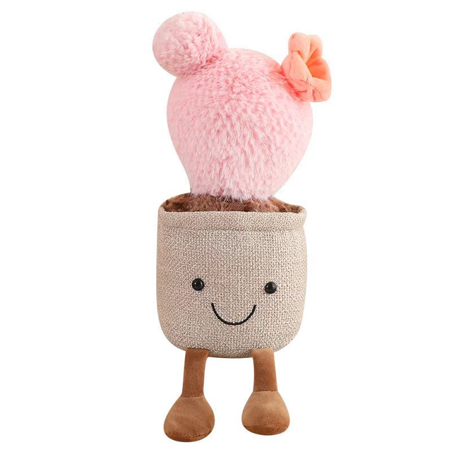 Decoración de mesa de juguete Simle Cactus de dibujos animados rellenos de peluche