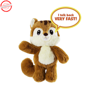 Mighty Mojo Talk Back Chipmunk Boneca de anime de pel&uacute;cia brinquedos de som personalizados