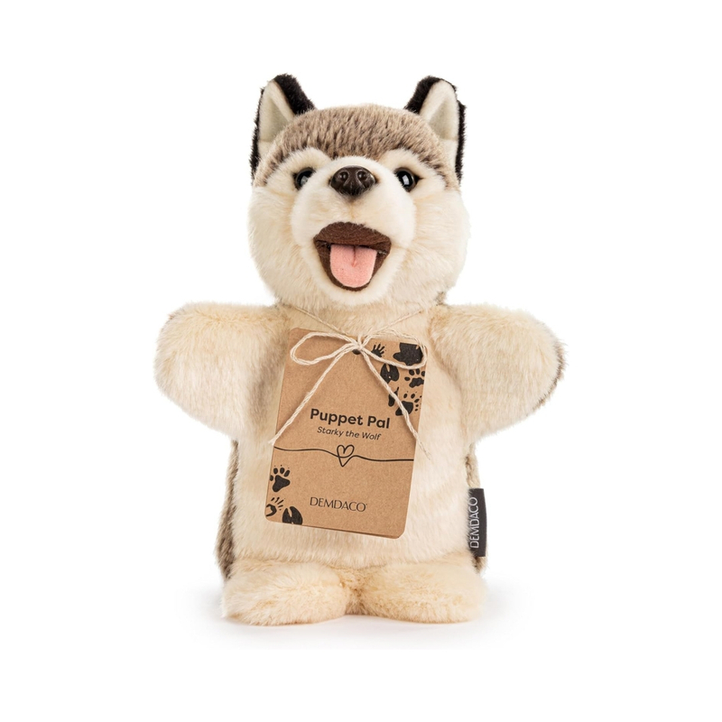 Animalcraft Mac T&iacute;re Liath Stuffed Plush Bronntanais Leanbh Puip&eacute;ad L&aacute;imhe Br&eacute;ag&aacute;n