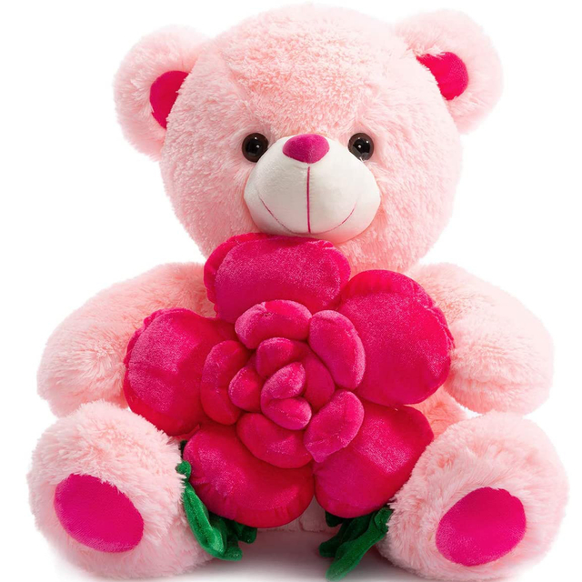 Ngày lễ tình nhân quà tặng tươi mát nhồi bông hoa mềm mại teddy búp bê đồ chơi
