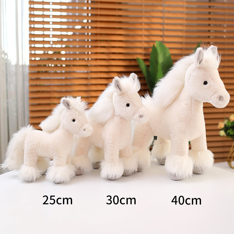 Індивідуальний плюшевий м'який талісман імітація коня. Іграшка-лялька