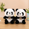 Breloc personalizat cu pluș, umplut cu desene animate, Widgeturi de jucărie cu panda drăguț