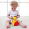 Kind vergesel Speelgoed Pasgemaakte sagte strokiesprent Handpop Baby Bibs