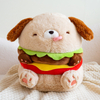 Creative Plush Stuffed Cartoon Cute Hamburger Dog Toy Doll