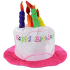 Individuelles Geburtstagsgeschenk, Pl&uuml;sch-Spielzeughut in Kuchenform f&uuml;r Kinder