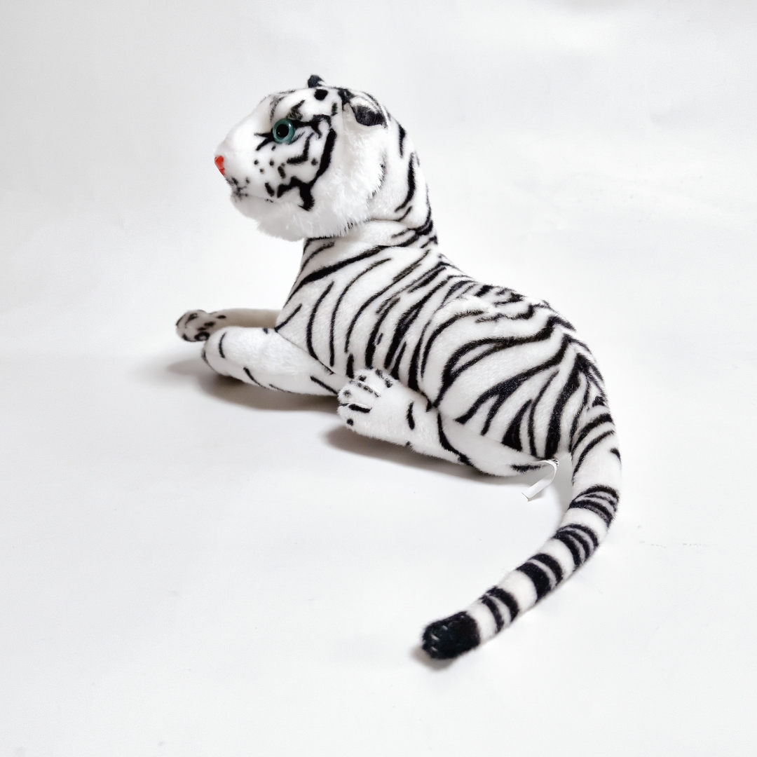 လက်တွေ့ဆန်သော Soft Plush Tiger တိရစ္ဆာန်စိတ်ကြိုက် Mascot စက်ရုံ လက်ကားတိရစ္ဆာန်ရုံ ပန်းခြံကစားစရာများ