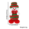 Classic wholesale Plush ຕົ້ນໄມ້ວັນຄຣິດສະມາດຕົກແຕ່ງ Flannelette Pendant
