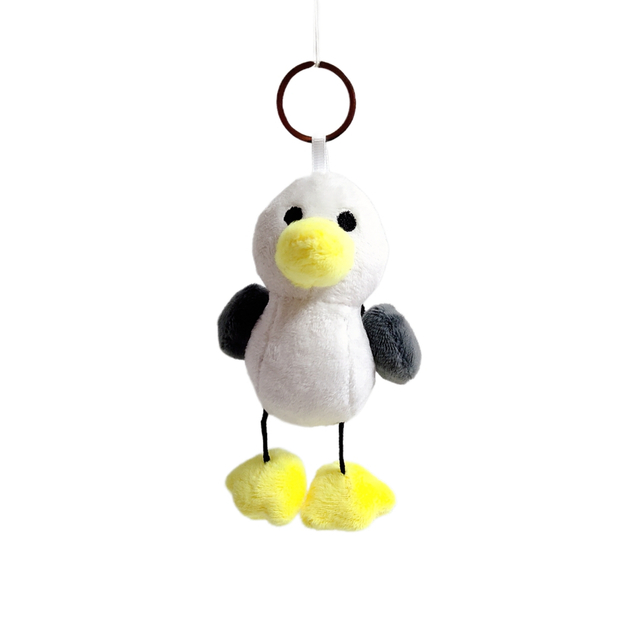 Seagull တိရိစ္ဆာန် plush ပျော့ pendent pendent ကစားစရာ keychain
