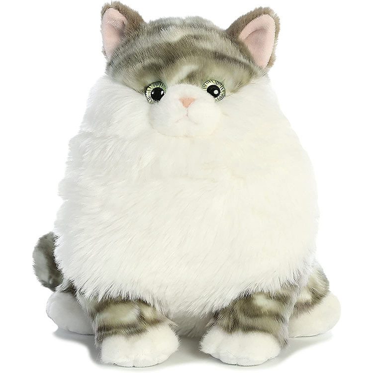 Bagong Design Plush Stuffed Cartoon Sitting Fat Soft Cat Toy Doll