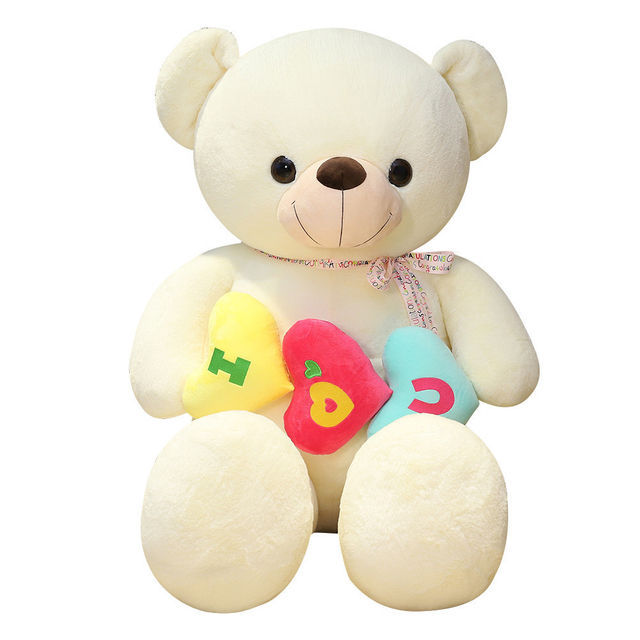 Valentinsdag plys udstoppet blød kærlighed bamse legetøjspude