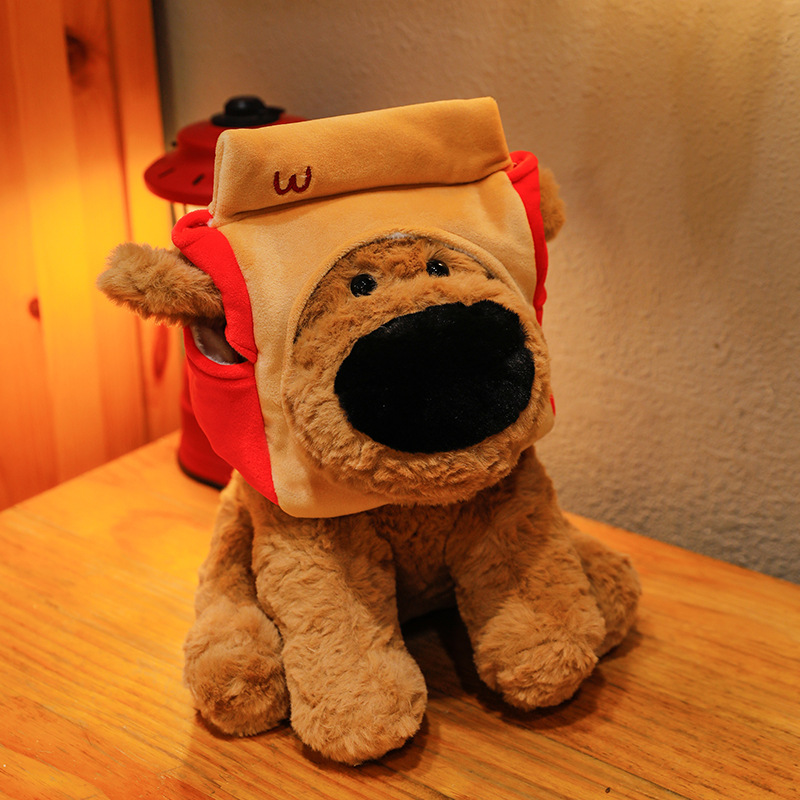 Boneka Mainan Anjing Kartun Boneka Mewah Kustom untuk Hadiah Anak