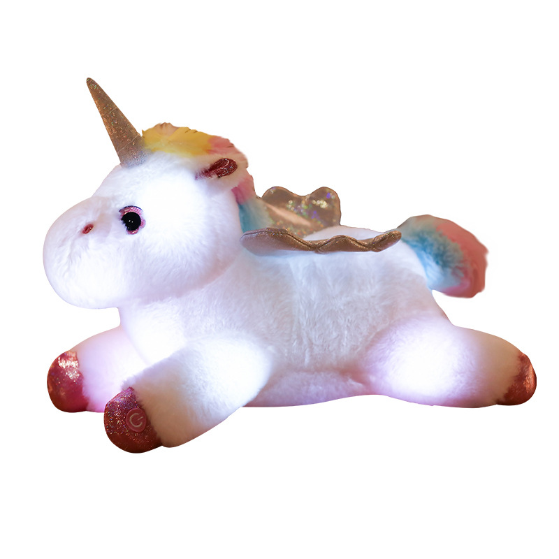 YD-BD037 Unicorn Plus Jucărie pentru copii, cadou strălucitor, cu design personalizat, cu LED