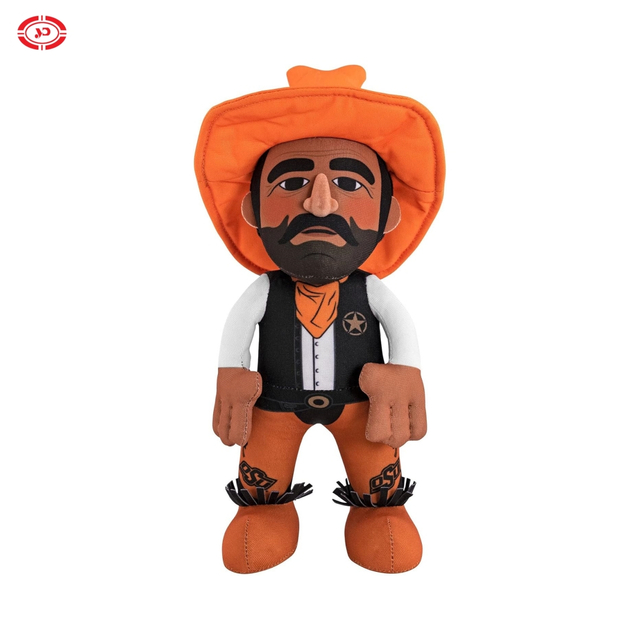 YD-KB476 bitja Oklahoma Cowboys Pistol Pete Mascot Plish figura po meri igrača