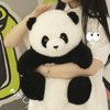 Almofada de boneca de brinquedo de panda de pel&uacute;cia com design personalizado