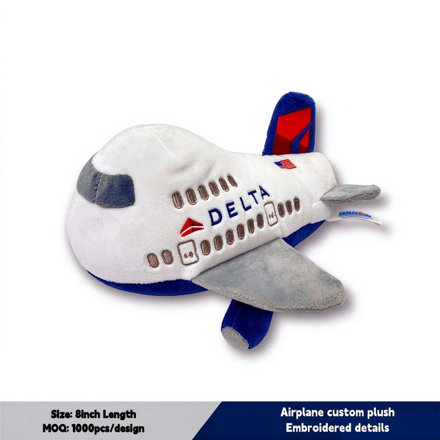 Mainan Mewah Pesawat Kustom Boneka Lembut untuk Anak Grosir