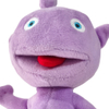 El regalo relleno suave de encargo de la felpa de la mu&ntilde;eca del extranjero p&uacute;rpura embroma los juguetes