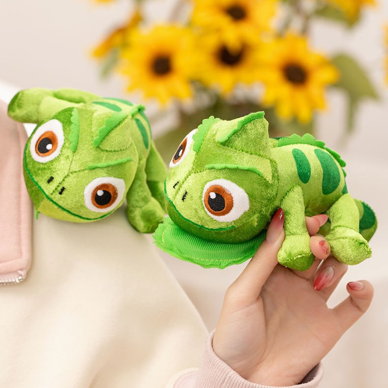 Պատվերով Chameleon Shoulder Magnet պլյուշ խաղալիք լցոնված կենդանիների երեխաների ինտերակտիվ խաղալիք