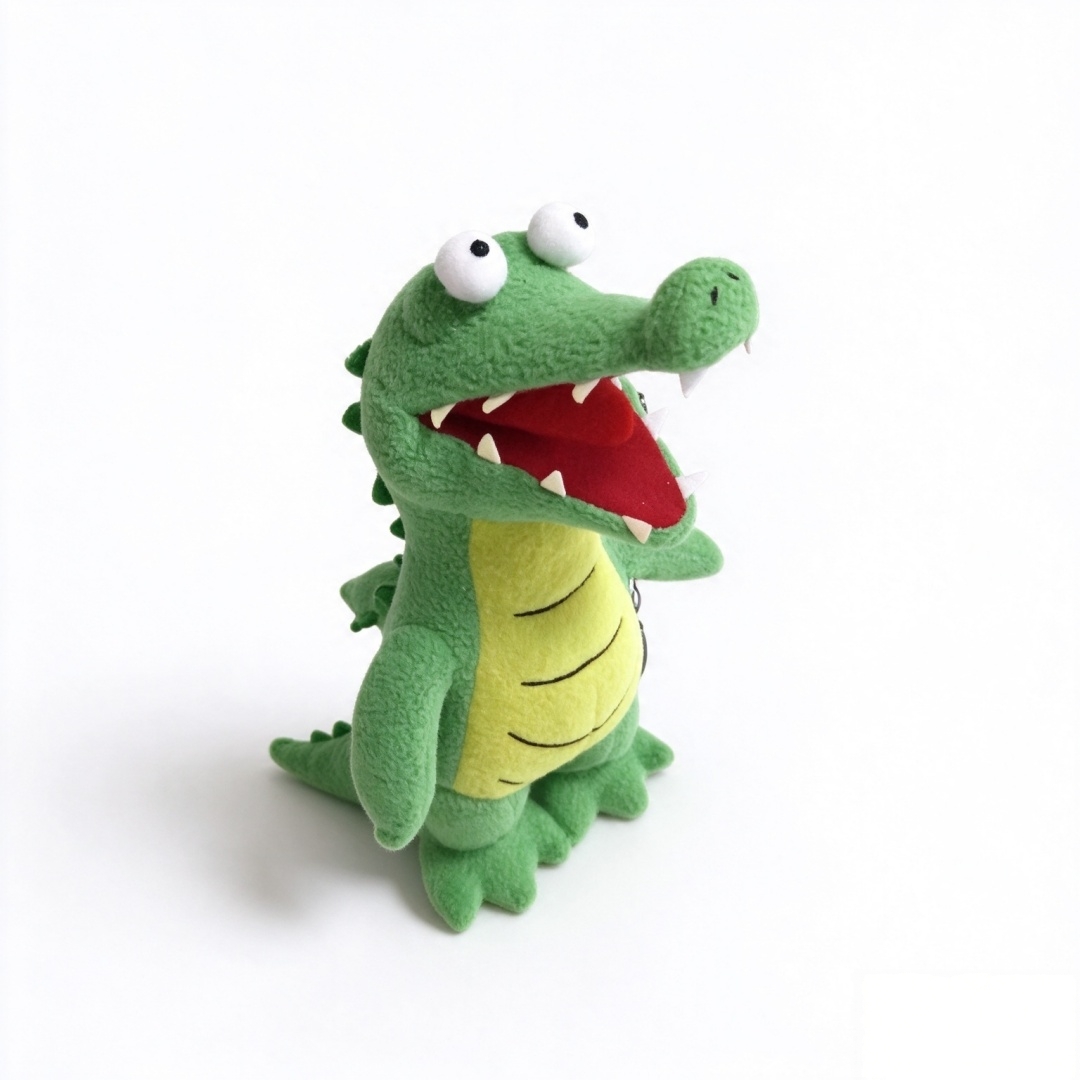 Groen Aligator oulike sagte fleece gevulde pasgemaakte geskenk sagte speelding