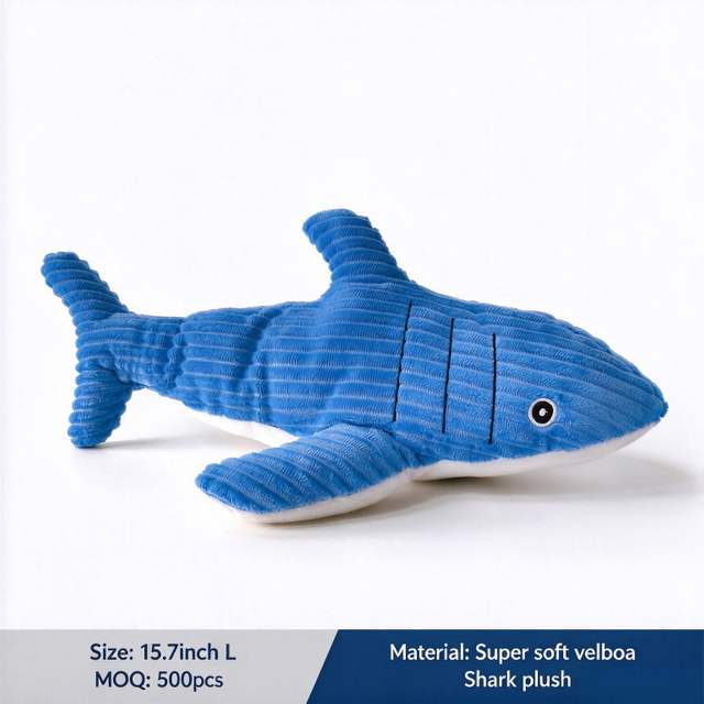 Groot haai Seedier Sagte Plush Gevulde Custom Factory Geskenk Speelgoed
