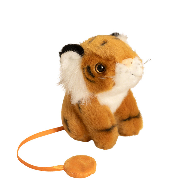Jucărie de pluș cu magnet de umăr personalizat Animal umplut Păpușă moale Tigru