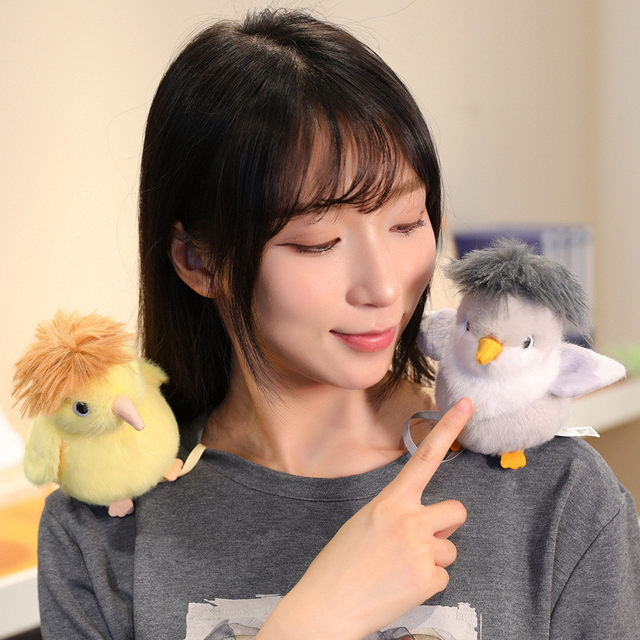 주문 자석 어깨 견면 벨벳 장난감 귀여운 푹신한 새 아이 동행 인형