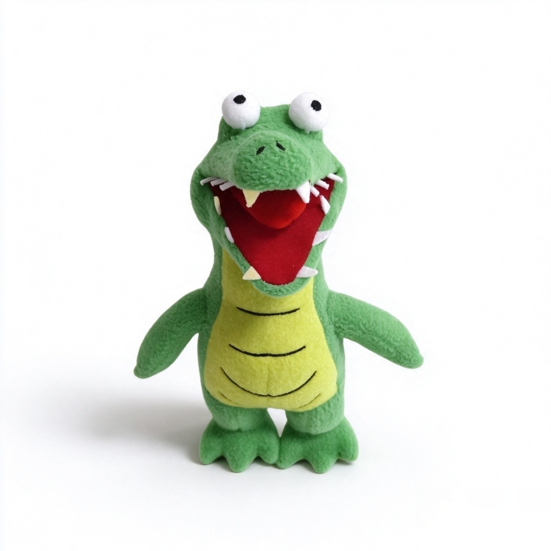 Groen Aligator oulike sagte fleece gevulde pasgemaakte geskenk sagte speelding