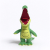 Groen Aligator oulike sagte fleece gevulde pasgemaakte geskenk sagte speelding