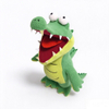 Groen Aligator oulike sagte fleece gevulde pasgemaakte geskenk sagte speelding